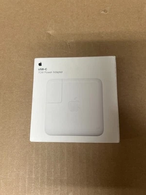 Apple 70W USB-C Power Adapter MXN53AM/A - White - Genuine Apple Product - Image 1 of 2