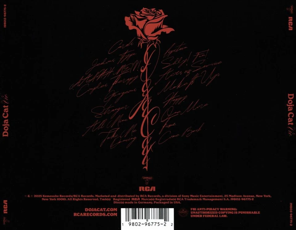 DOJA CAT VIE NEW CD Foto 1 de 1