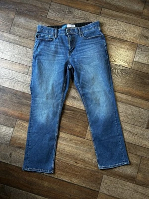 Old Navy, Blue Jeans, Men’s Size 34x30, 360° Stretch, Slim - Image 1 of 4