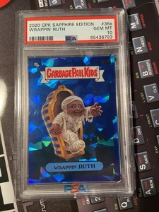 Psa 10 2020 Topps Sapphire Garbage Pail Kids Base #36a WRAPPIN RUTH - Picture 1 of 2
