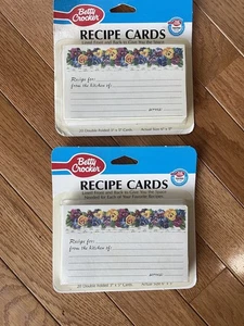 Betty Crocker Vintage Recipe Cards, 2 packs 3x5 Size - Picture 1 of 7