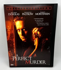 A Perfect Murder DVD Movie Special Edition Michael Douglas Gwyneth Paltrow - Picture 1 of 1
