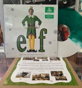 Elf(Music from the Motion Picture) soundtrack LP, Green & White split Ltd. 1000 - Picture 1 of 2