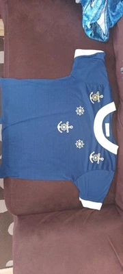 Lovely Anchor Top By Pierre L'Amour Size Large Good Condition - Image 1 of 4