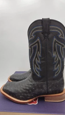 Men's Ostrich Twisted X Black 11'' Boot - Image 1 of 4
