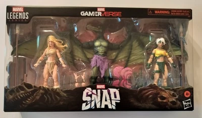 Marvel Legends Series Gamerverse Marvel SNAP Savage Land Paquete de 3 SDCC en mano Foto 1 de 2