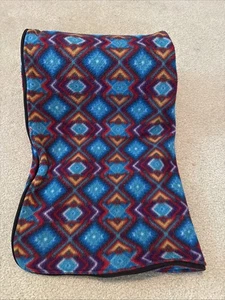 Vintage LL Bean Sleeping Bag Aztec Southwestern Polartec Fleece Camping - Picture 1 of 11