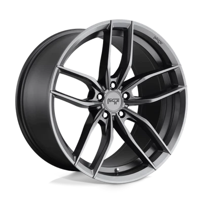 Niche Vosso M204 18x8 +40 Anthracite Wheel Rim 5x100 (QTY 4) M204188080+40 - Image 1 of 4