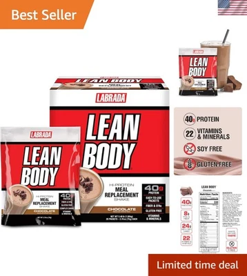 Lean Body Hi-Protein Shake, Chocolate 20-Pack - Image 1 of 4