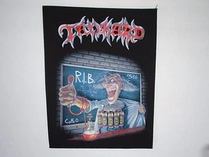 TANKARD REST IN BEER PRINTED BACK PATCH - Picture 1 of 1