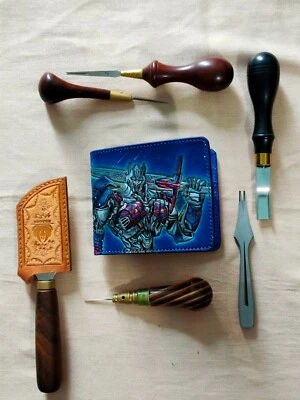 Optimus Leather Craving Unisex Wallet ||| 100% Handmade - Image 1 of 4