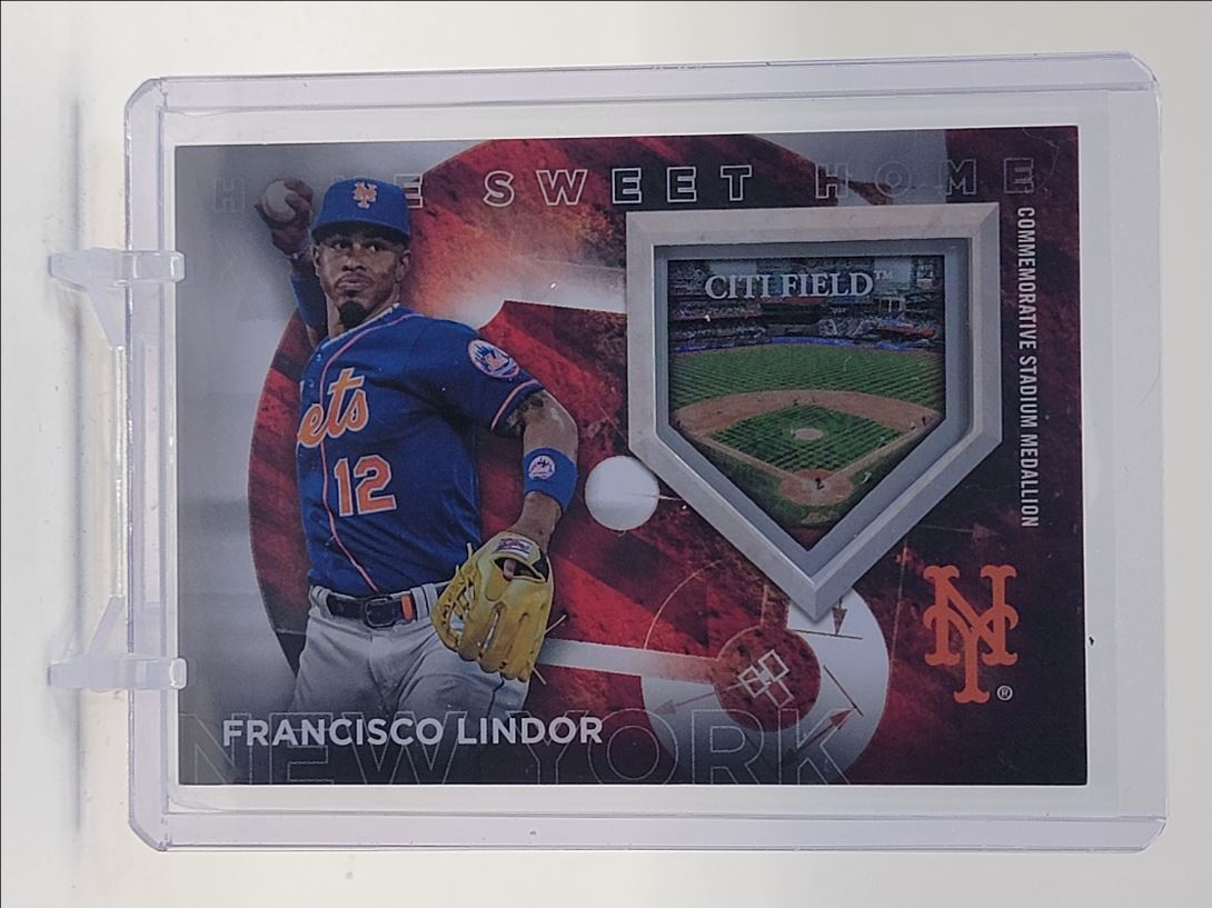 FRANCISCO LINDOR 2024 TOPPS SERIES ONE HOME SWEET HOME MEDALLION /299 Q1765