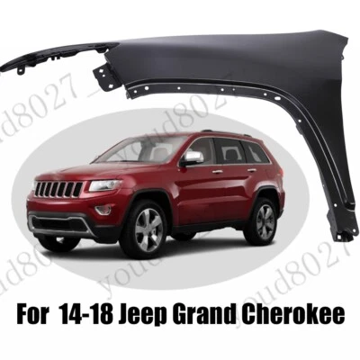 Fit 2014-2018 Jeep Cherokee Front Driver Left Side Primed Steel Fender Foto 1 de 4