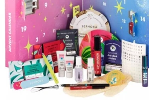 Lot of 2 Sephora Advent Calendar Gift Set 2024 - New- 24 Beauty Items - Picture 1 of 4