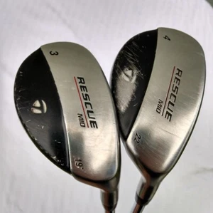 TaylorMade Rescue Mid Hybrid 3 Wood &  4 Wood Right Hand Steel Regular Flex - Picture 1 of 9