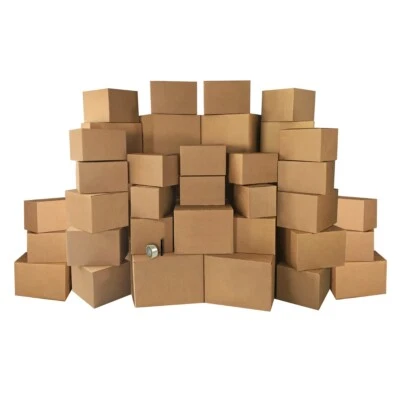 UBMOVE 4 Room Economy Kit- 46 Moving Boxes & Packing Supplies  - Image 1 of 4