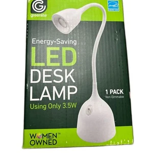 LED Desk Greenlite Flexible Energy Saving Lamps Lamp New Last 30,000 Pack Hours - Picture 1 of 5