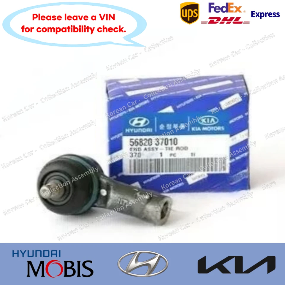 5682037010 Genuine Outer Tie Rod Outer for Hyundai Sonata 1994-1998 - Image 1 of 2