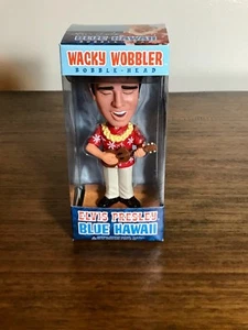 ELVIS PRESLEY ~ AZUL HAWAII WACKY WOBBLER HEAD ~ ¡NUEVO EN CAJA! - Imagen 1 de 11