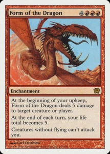 Magic MTG Tradingcard Ninth Edition 2005 Form of the Dragon 187/350 FRENCH - Imagen 1 de 1