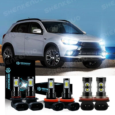Faro LED + luz antiniebla bombillas altas/bajas HK para MITSUBISHI Outlander Sport 2011-2019 Foto 1 de 4