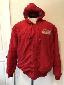 Starter San Francisco 49ers Herren Größe XL Jacke/Parka NFL rot Vintage J301 - Bild 1 von 24