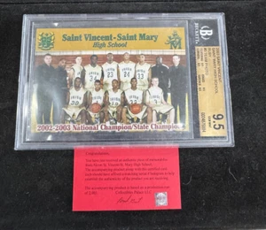 2003 Saint Vincent Saint Mary HS Lebron James #5 foto squadra Beckett 9,5 come nuova senza prezzo di riserva - Foto 1 di 2
