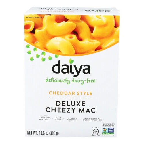 De lujo Cheezy Mac Cheddar estilo 10,6 OZ (estuche de 8) por Daiya Foto 1 de 1
