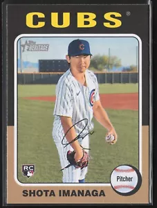 2024 Heritage High Number #564 Shota Imanaga Rookie Cubs - Picture 1 of 2
