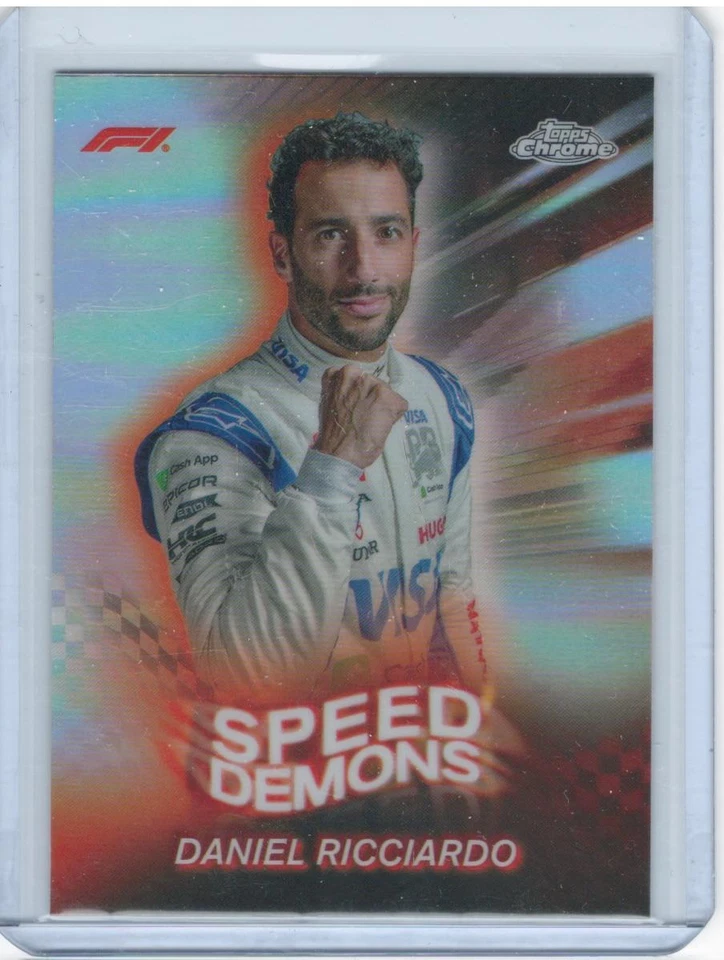 Daniel Ricciardo 2024 Topps Chrome Formula 1 F1 #SD-18 Speed Demons SP - Image 1 of 1