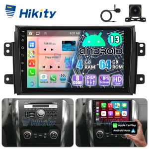 9" 4+64GB CarPlay Android13 Radio Für Suzuki SX4 Fiat Sedici 06-13 GPS Navi WIFI - Bild 1 von 16