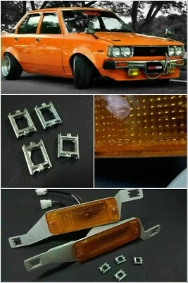 Front Bumper Amber Parking Turn Signal Light Lamp Toyota Corolla & Fast Ship - Imagem 1 de 3