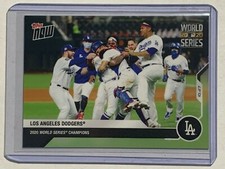1 LA DODGERS 2020 WORLD SERIES CHAMPIONS Topps Now Card #482 - 1 of 2687