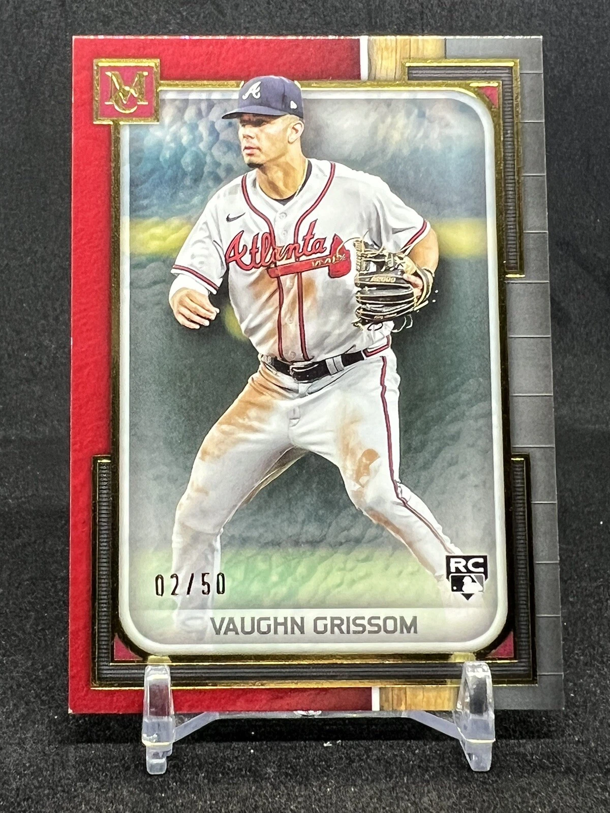 VAUGHN GRISSOM ⚾️2023 Topps Museum Collection💥RC RED Parallel #02/50 Copper💥NM