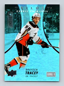 2022-23 Upper Deck Trilogy Rookie #137 Brayden Tracey Anaheim Ducks 245/999 - Picture 1 of 2