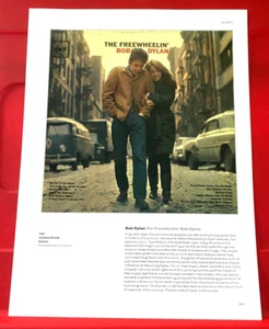 Bob Dylan The Freewheelin/Simon & Garfunkel Album Cover Art PICTURE/PRINT 12"x 9 - Imagen 1 de 4