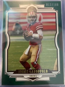 Panini 2021 - Legacy Football - Jimmy Garoppolo 12/100 verde - #97 - Imagen 1 de 2