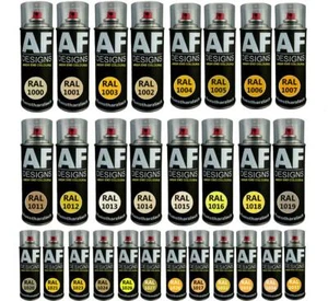 RAL 1000-1037 Kunstharz Lackspray Buntlack Spraydose Sprühdose glänzend matt - Bild 1 von 99