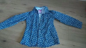 Mädchen Bluse Hemd C&A blau mit Sternen 2 mal getragen gr. 110 - Bild 1 von 3