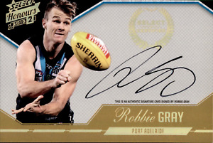 2015 AFL SELECT HONOURS SIGNATURE - SCS16 Robbie GRAY (PORT ADELAIDE) 239/400