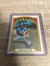 1972 Topps Bob Oliver #57 Kansas City Royals Soft Corners And Not Centered