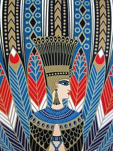 ERTE Nile Egypt 1984 Vintage 11x9" Romain de Tirtoff Lithograph Art Print - Picture 1 of 5