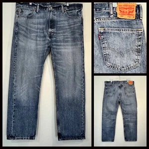 Levis 505 Jeans Straight Cut Mens Jeans 40x30 - Picture 1 of 12