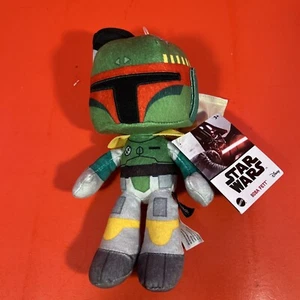 Star Wars Boba Fett 8” Plush Disney Authentic Mattel Stuffed Toy New w/Tags  - Picture 1 of 5
