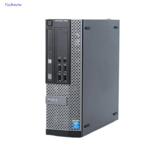 Dell OptiPlex Desktop PC Computer Intel I7 16GB 1TB SSD Dual 22" LCD WIFI WIN 10 - Picture 1 of 6