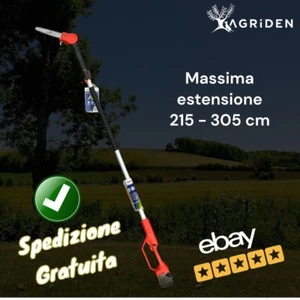 MOTOSEGA TELESCOPICA MAGMA E-300 LA 21 V CM 205-305 ART. 615 - STOCKER - Foto 1 di 3