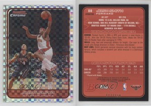 2006-07 Bowman Draft Picks & Stars Chrome X-Fractor /150 Josh Smith #80