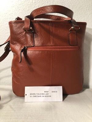 ZENITH - NWT $169.00 - BEST SOFT PEBBLE  LEATHER! - Image 1 of 4