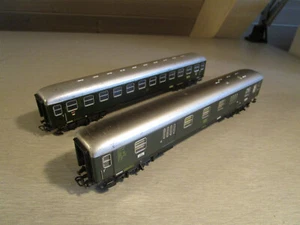 2x Märklin Personenwagen 2. Kl. Gepäckwagen H0 - Bild 1 von 12