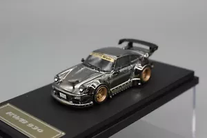 Modellino auto Star Model 1/64 Porsche 930 RWB placcato nero pressofuso - Foto 1 di 6